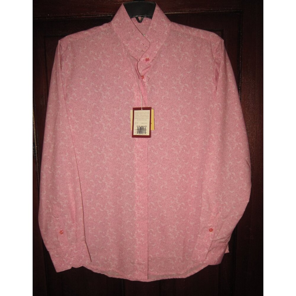 The Wellington Collection New Sz 34 Show Shirt Top Blouse Air Max Floral Pink